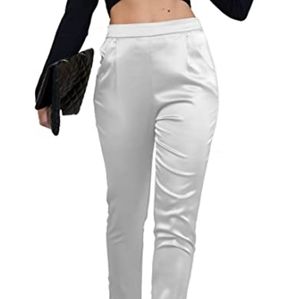 Heipeiwa Satin Pleated Pants